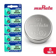 GENERICO - Pila Murata 371 SR920SW Original 1.55V Tableta X5