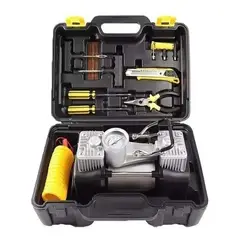 AUDOTO - Caja Compresor Aire Doble Cilindro 12v Inflador j064