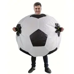 STALION - Disfraz Inflable Balon De Futbol Super Divertido Para Adulto