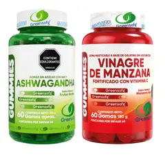 NATURAL ENERGY PRODUCTS - Ashwagandha + NAD y Vinagre de Manzana Pack Bienestar Gummies