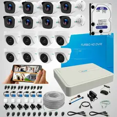 HILOOK - Kit Camaras Seguridad Dvr 16ch + 16 Cám 1080p + Hdd
