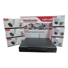 GENERICO - Cctv Kit Dvr Xvr 8ch + 6 Camaras 5mp Full Hd + Disco 1tb