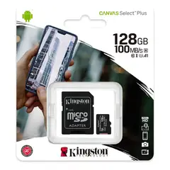KINGSTON - Tarjeta Memoria Micro Sd Xc Canvas 128gb Adaptador