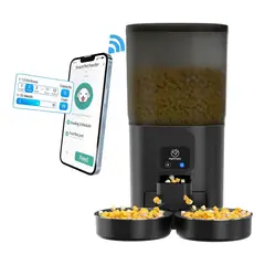 PAPIER - Comedero Automático Inteligente Doble Wi-fi Para gatos y perros