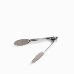 AMBIENTE GOURMET - Mini pinza acero y silicona gris 18cm