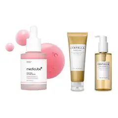 MEDICUBE - Skincare Coreano Adn Salmon Doble Limpieza Centella