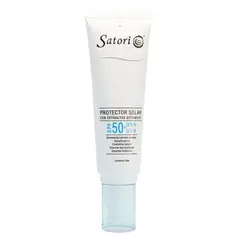 SATORI LA EVOLUCION DE LA BELLEZA - Protector Solar Satori FPS 50+ Sin Color Cara y Cuerpo 80 ml