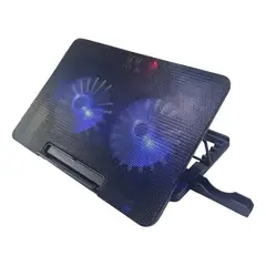 GENERICO - Base Refrigerante A2 Portatil 2 Ventiladores Laptop Reclinab