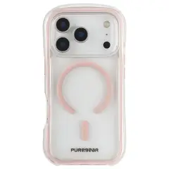 PURE GEAR - Estuche Compatible con iPhone 18 Pro / 17 Pro Puregear Dualtek Air Magsafe Borde Rosa