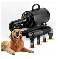 GENERAC - Secadora Pelo Perro Mascota Gato Turbina Secadora 220v 2400w