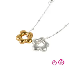 AGATHA RUIZ DE LA PRADA - COLLAR DE FLOR EN FLOR PLATAORO ARP