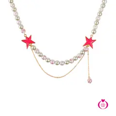 AGATHA RUIZ DE LA PRADA - COLLAR NOCHE ESTRELLADA DORADO ARP
