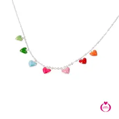 AGATHA RUIZ DE LA PRADA - COLLAR SIETE LATIDOS PLATEADO ARP
