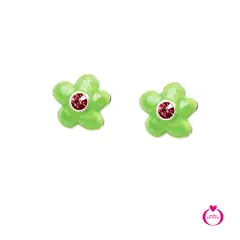 AGATHA RUIZ DE LA PRADA - ARETES BOOM VERDE ORO ARP