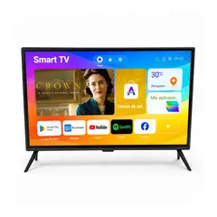 GENERICO - Televisor Smart Tv 22 Android 14 Control Y Vidrio Templado