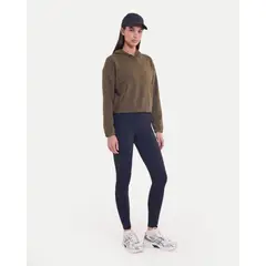 ATMOS - Buzo Hoodie Plush Básico Para Mujer Verde
