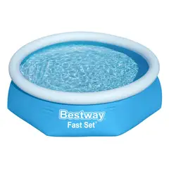 BESTWAY - Piscina Inflable Redonda Fast Set 2,44 M X 61 Cm