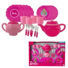 BARBIE - SET DE JUEGO MI SET HORA DEL TE 13 PIEZAS