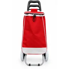 GENERICO - Carrito de Compras Plegable con Bolsa de Gran Capacidad y Ruedas – Mercado y Hogar