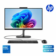 HP - Todo en uno OmniStudio 24-cu0053la Intel Core I5 120U 8GB RAM 512GB SSD PANTALLA 23,8" FHD