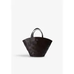 SCALPERS - Bolso Piel Geométrico 66574BROWN Marrón Mujer