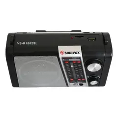 SONIVOX - RADIO LINTERNA CON PANEL SOLAR VS-R1882SL