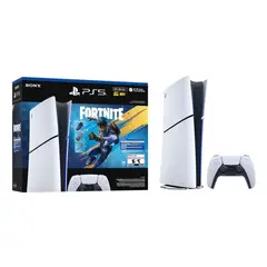 SONY - Consola Play Station 5 Slim 1Tb Versión Digital Bundle Fortnite 825 gb CFI-2115 Nueva