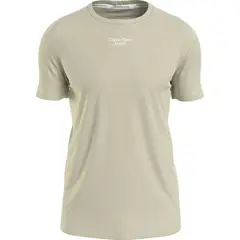 CALVIN KLEIN - Camiseta blanca slim de algodón
