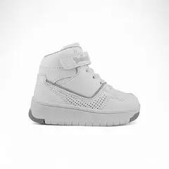 TITINOS - Botin Escolar Cordon Velcro Blanco