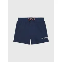 TOMMY HILFIGER - Bermudas azul oscuro con logo
