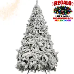 GENERICO - Árbol de Navidad Nevado 210cm Canadiense Premium Importado – Modelo 628