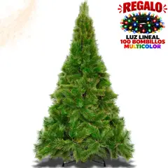 PREMIUM - Árbol de Navidad Pino de 180cm Punta Dorada Importado