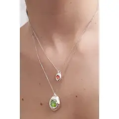 LUCIE SEGURA - Collar Ophelia Plateado