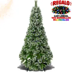 PREMIUM - Árbol de Navidad Pino de 210cm Punta Blanca Importado