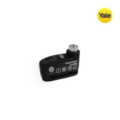 YALE - Candado Disco Biométrico Moto Huella Alarma 120db