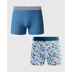 PATPRIMO - Pack X2 Boxers Para Niño Infantil Niño Surtido