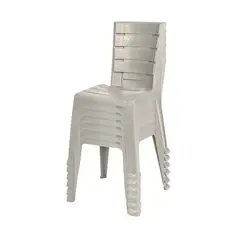 RIMAX - Silla Barú Sin Brazos SET X 6 UND - Taupe
