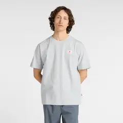 NEW BALANCE - Camisa Deportiva Original WovenLabel Gris Hombre