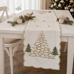 HOMETEX - CAMINO DE MESA ARBRE BEIGE