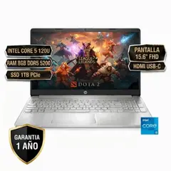 HP - PORTATIL 15-FD0354LA INTEL CORE 5 120U RAM8GB DDR5 5200 SSD 1TB SSD PCIe, 15.6" FHD HDMI USB-C