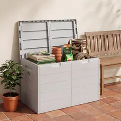 RIMAX - Baúl Multiusos Barú Rimax- 200LT -Gris Hielo