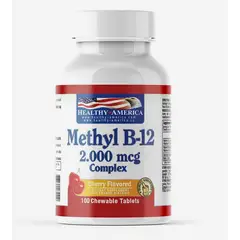 HEALTHY AMERICA - METHYL B-12 2.000MCG 100 TABLETAS