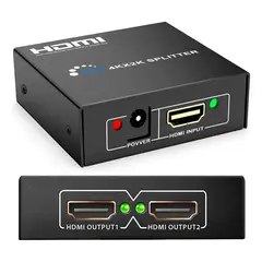 GENERICO - Splitter Hdmi 1x2 Multiplicador Pantallas Adaptadores Hdtv