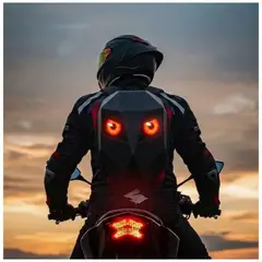 GENERICO - Maleta LED Para Motociclista Programable