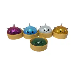 GENERICO - Juguete Antiestrés Bolitas Slime Con Forma De Dumpling Kawaii