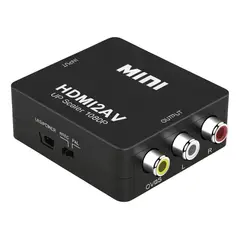 GENERICO - Convertidor de adaptador de audio y video Hdmi a Rca