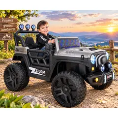 BRITOCHET - Carro Montable Eléctrico Jeep 4x4 Storm Para Niños Rf 612