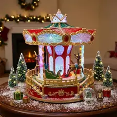 GENERICO - Carrusel Navideño Trineo Real