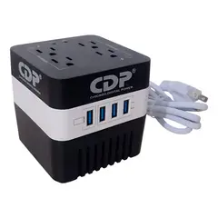CDP - Regulador Voltaje Ruavr Toma Corriente Usb Estabilizador