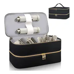 GENERICO - Organizador Neceser Doble Capa Impermeable Bolso de Maquillaje, Cosméticos Multiusos